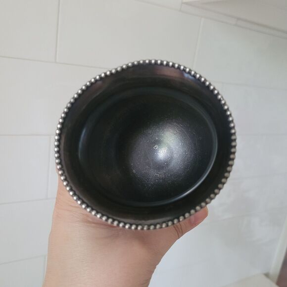 Antique Meriden B Britannia Company 442 Silverplate Floral Etched Goblet Cup Vtg - Picture 6 of 16